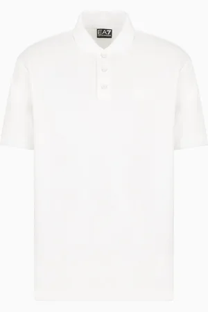 EA7 Polo de mezcla de modal Lux Identity
