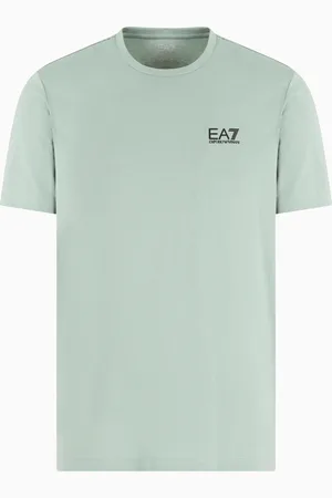 EA7 Camiseta Core Identity de algodón Pima