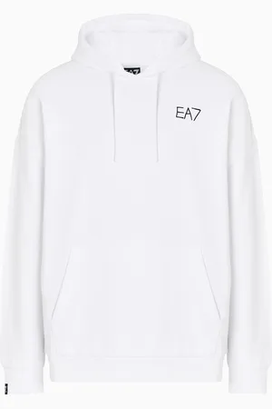 EA7 Sudadera Graphic Series de algodón con capucha