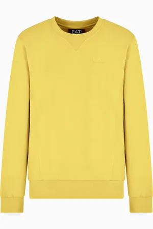 EA7 Sudadera de cuello redondo Visibility de algodón