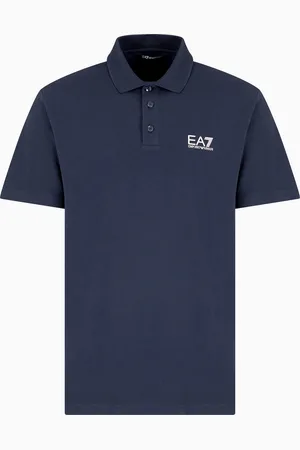 EA7 Polo Tennis Club de punto de algodón elástico