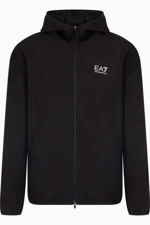 EA7 Sudadera con capucha Dynamic Athlete de tejido técnico Natural VENTUS7