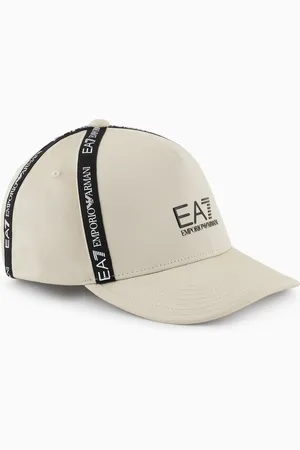 EA7 Gorra de béisbol de algodón Logo Series