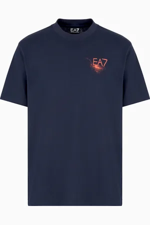 EA7 Camiseta con estampado Graphic Series en punto de algodón