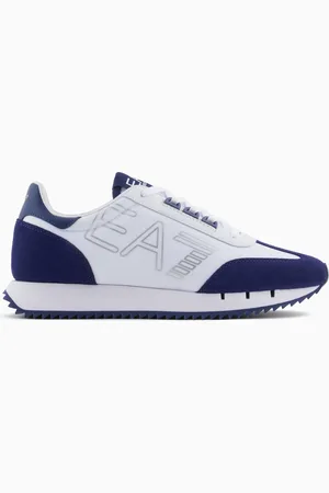 EA7 Deportivas Black and White Vintage