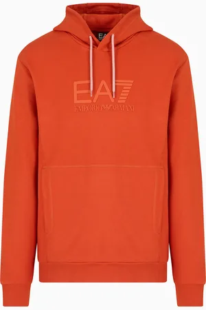 EA7 Sudadera con capucha Visibility de algodón
