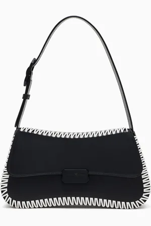 Emporio Armani Bolso de hombro de piel con detalle trenzado