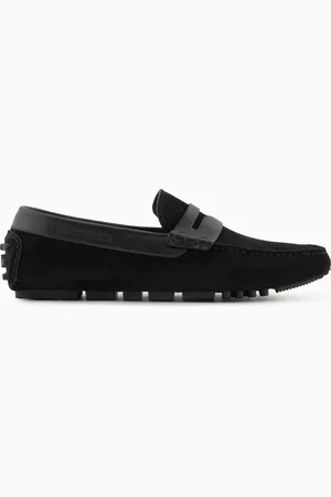 Emporio Armani Mocasines driver de ante milrayas