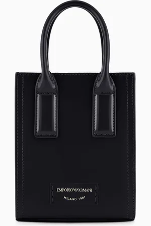 Emporio Armani Minibolso de acabado cepillado con bandolera