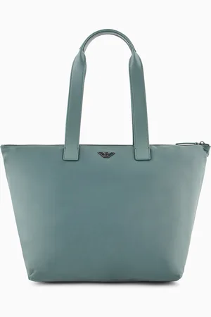 Emporio Armani Bolso shopper mediano de nailon reciclado ASV