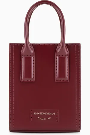 Emporio Armani Minibolso de acabado cepillado con bandolera