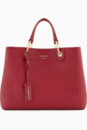 Emporio Armani Bolso shopper MyEA mediano con estampado de ciervo