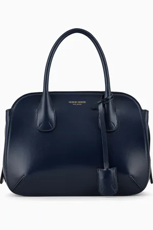 Giorgio Armani Bolso ba??l la Prima tama??o peque??o de piel graneada