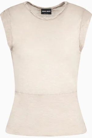Giorgio Armani Top de punto de cachemir