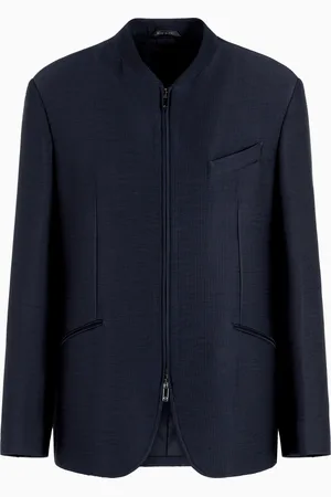 Giorgio Armani Chaqueta con cremallera de cupro lavado cannet??