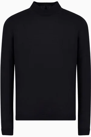 Giorgio Armani Jersey Icon de cachemir con cuello chimenea