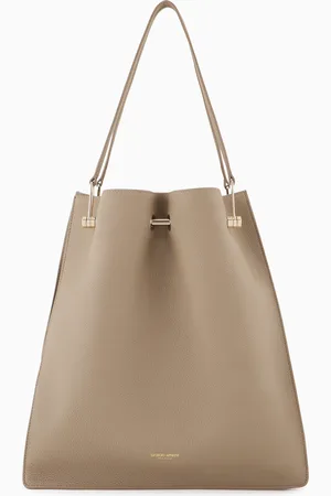 Giorgio Armani Bolso shopper mediano de cuero plena flor