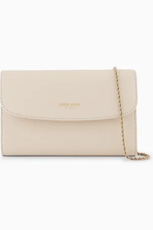 Giorgio Armani Bolso de mano la Prima con bandolera de piel brillante ASV