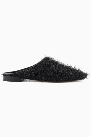 Giorgio Armani Zuecos de tejido efecto pelo x 10 Corso Como