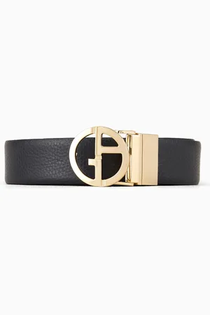 Giorgio Armani Cintur??n reversible de piel bicolor