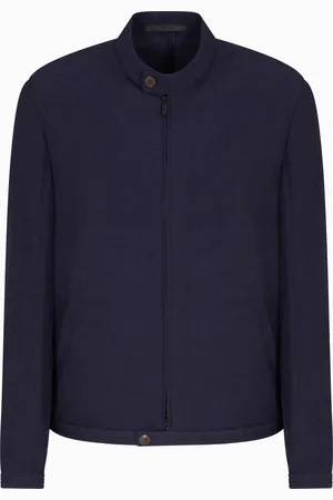 Giorgio Armani Cazadora de lino y viscosa irisada