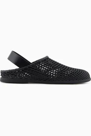Giorgio Armani Sandalia de piel y goma