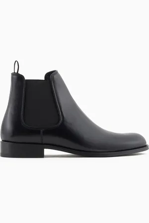 Giorgio Armani Bot??n bajo de piel envejecida