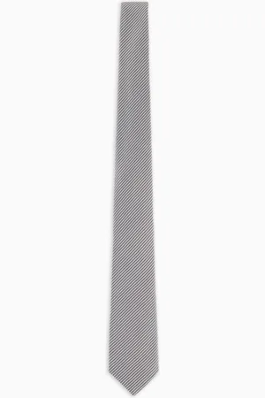 Giorgio Armani Corbata de tejido jacquard de seda pura a rayas