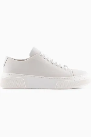 Giorgio Armani Deportivas de piel de becerro suave