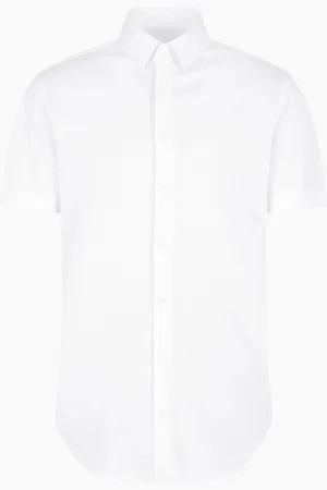 Giorgio Armani Camisa de manga corta de punto de algod??n
