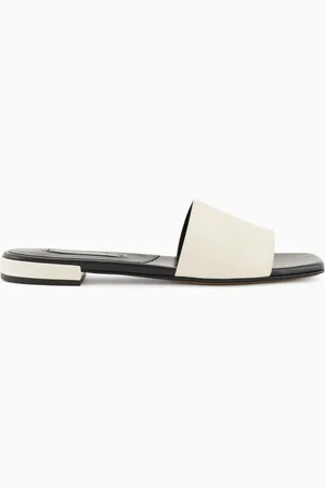 Giorgio Armani Sandalia plana de piel de becerro x 10 Corso Como
