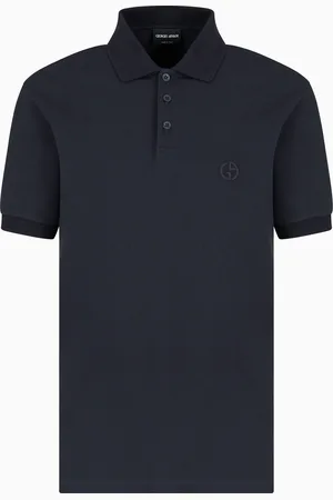 Giorgio Armani Polo de piqu?? de algod??n el??stico
