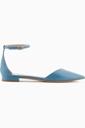 Giorgio Armani Bailarinas con correa de piel