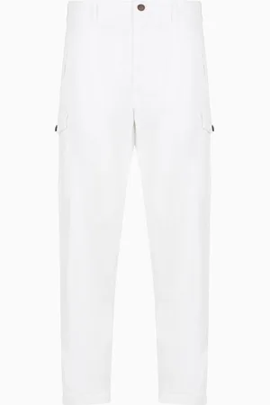 Giorgio Armani Pantalones cargo de gabardina de algod??n el??stico
