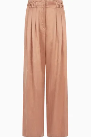 Giorgio Armani Pantalones amplios de viscosa y cupro