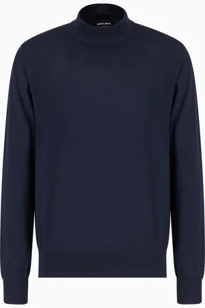 Giorgio Armani Jersey de cuello alto de lana virgen