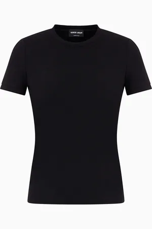 Giorgio Armani Camiseta de punto el??stico de viscosa