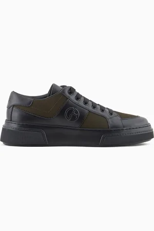 Giorgio Armani Deportivas de piel y tejido