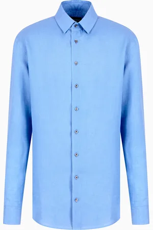 Giorgio Armani Camisa regular fit en lino
