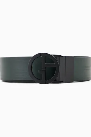 Giorgio Armani Caja regalo con cintur??n reversible y doble hebilla con hebij??n