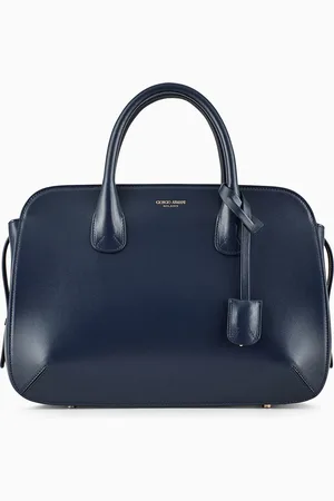 Giorgio Armani Bolso ba??l la Prima tama??o grande de piel graneada