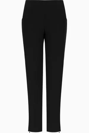 Giorgio Armani Pantalones pitillo de seda pura