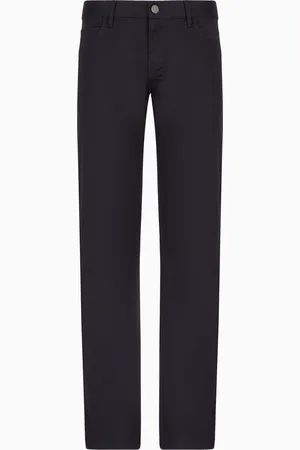 Giorgio Armani Pantalones regular fit de cinco bolsillos de algod??n el??stico