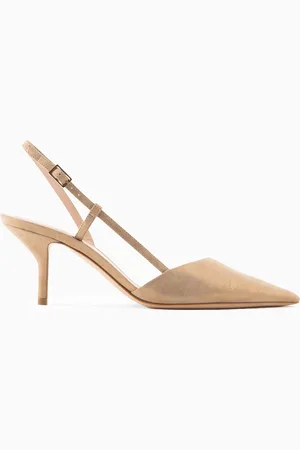 Giorgio Armani Zapatos destalonados de ante laminado