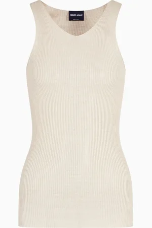 Giorgio Armani Top en punto de seda