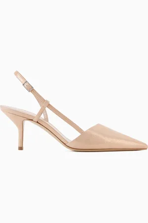 Giorgio Armani Zapatos destalonados de ante laminado