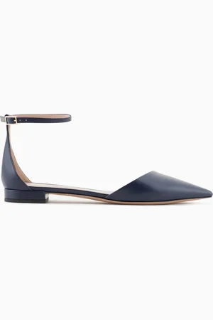 Giorgio Armani Bailarinas con correa de piel