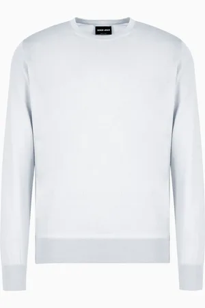 Giorgio Armani Jersey de lana virgen con cuello redondo