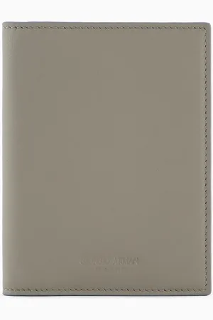 Giorgio Armani Funda plegable de napa para pasaporte