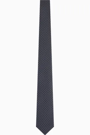 Giorgio Armani Corbata de tejido jacquard de seda pura a lunares
